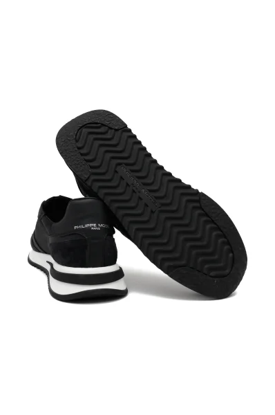 Δερμάτινος sneakers Philippe Model μαύρο