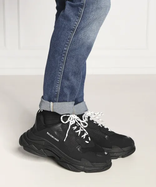 Sneakers TRIPLE S Balenciaga μαύρο