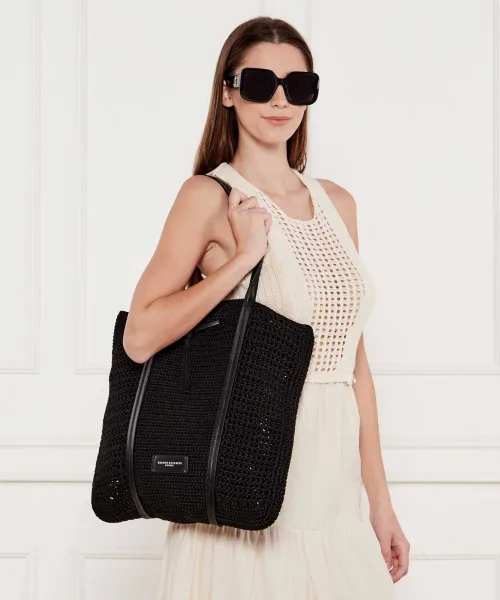 Τσάντα shopper VICTORIA GIANNI CHIARINI μαύρο