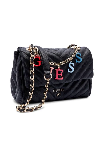 Τσάντα ώμου CROSSBODY FLAP BAG Guess μαύρο