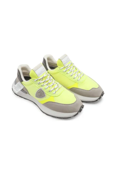 Δερμάτινος sneakers ANTIBES Philippe Model κίτρινο