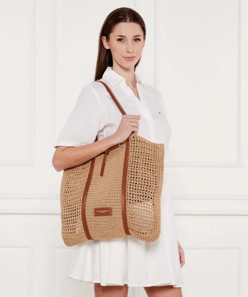 Τσάντα shopper VICTORIA GIANNI CHIARINI μπεζ