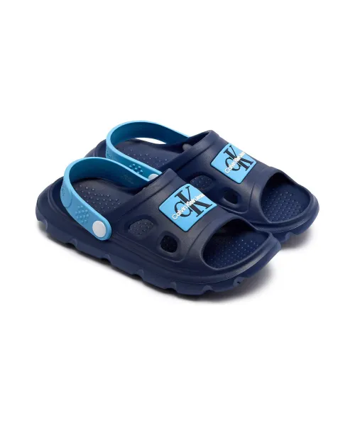 Παντόφλες Calvin Klein Jeans ναυτικό μπλε