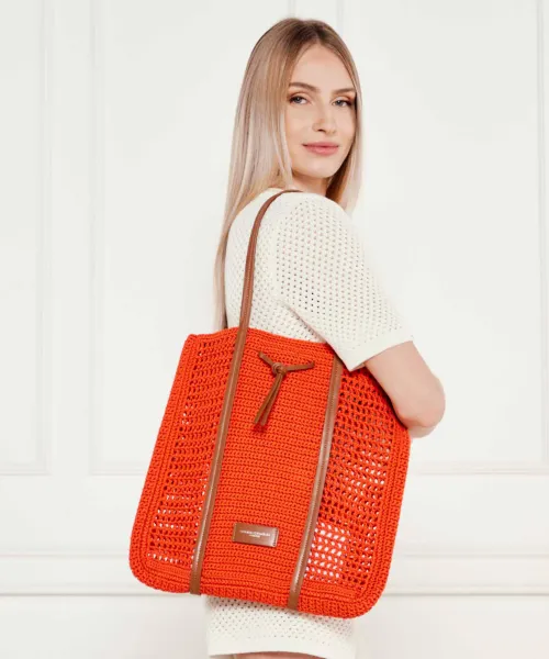 Τσάντα shopper VICTORIA GIANNI CHIARINI κοραλλί 