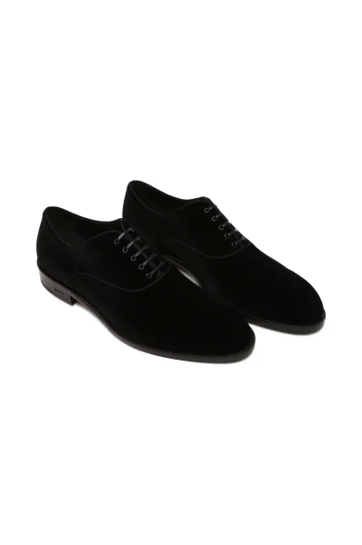 Μισά παπούτσια Bruce_Oxfr | με την προσθήκη δέρματος BOSS BLACK μαύρο