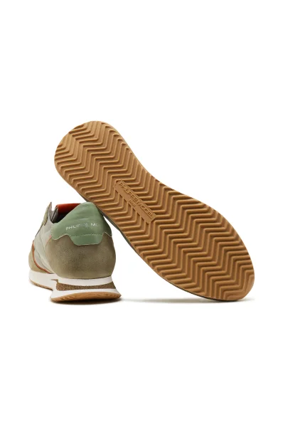 Δερμάτινος sneakers TRPX Philippe Model χρώμα ελιάς
