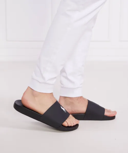 Παντόφλες POLO RALPH LAUREN μαύρο