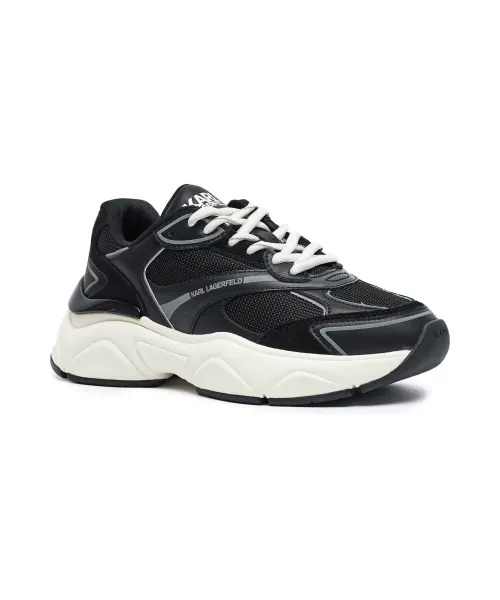 Sneakers KOMET Karl Lagerfeld | μαύρο με την προσθήκη δέρματος KL65624