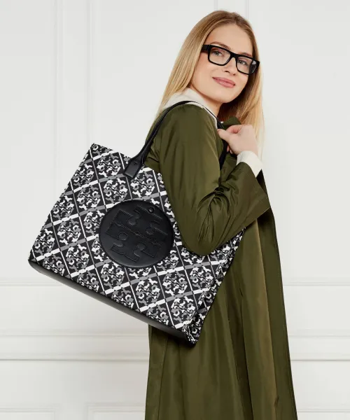 Τσάντα shopper Ella TORY BURCH μαύρο