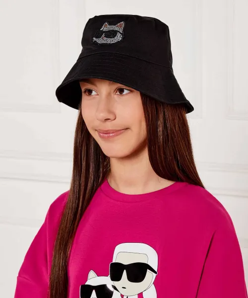 Καπέλο Karl Lagerfeld Kids μαύρο