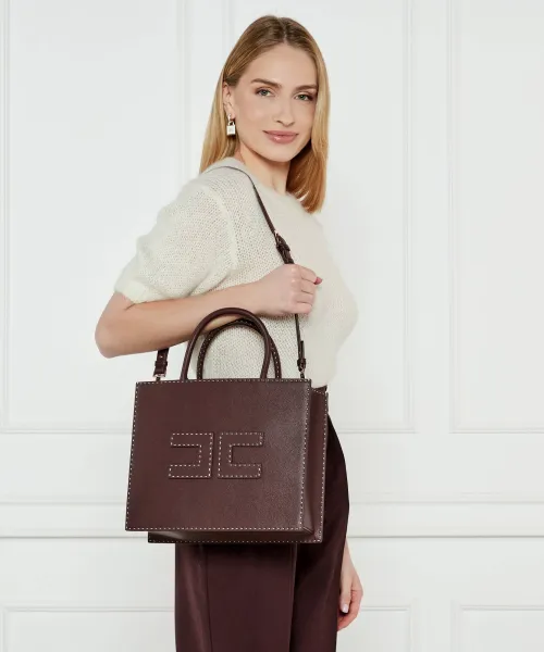 Μπαούλο Elisabetta Franchi καφέ