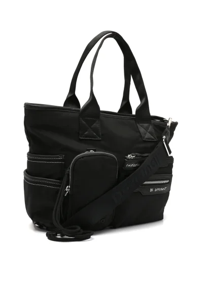 Τσάντα shopper + φακελάκι Desigual μαύρο
