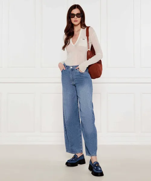 Τζιν loafers LEAH | με την προσθήκη δέρματος Coach ναυτικό μπλε
