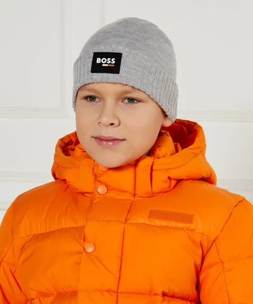 Καπέλο | με την προσθήκη μαλλιού BOSS Kidswear γκρί