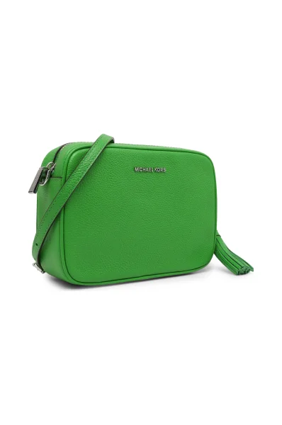 Δερμάτινα ταχυδρομική τσάντα GINNY Michael Kors πράσινο
