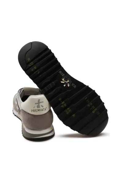 Sneakers ERIC | με την προσθήκη δέρματος Premiata κρεμώδες