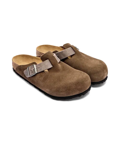 Δερμάτινα mules Boston LEVE/LEOI Birkenstock καφέ