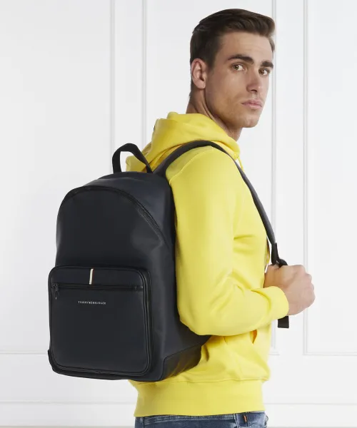 Σακίδιο TH ESSENTIAL PIQUE BACKPACK Tommy Hilfiger ναυτικό μπλε