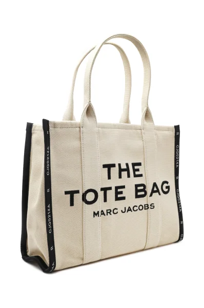 Τσάντα shopper THE JACQUARD LARGE Marc Jacobs κρεμώδες