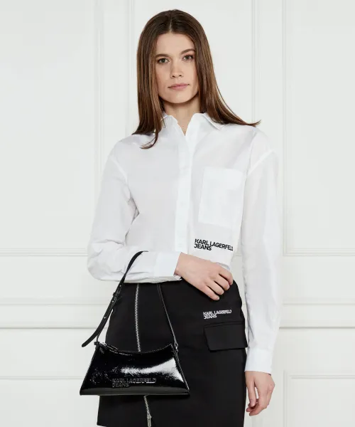 Τσάντα ώμου Karl Lagerfeld Jeans μαύρο