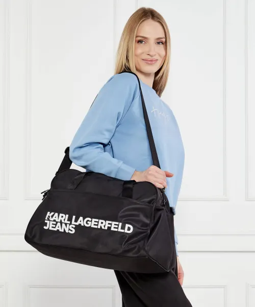 Αθλητική τσάντα Karl Lagerfeld Jeans μαύρο