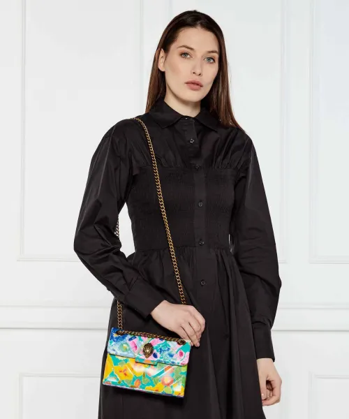 Δερμάτινη τσάντα ώμου MINI KENSINGTON Kurt Geiger multicolor