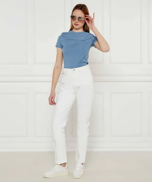 Δερμάτινα sneakers Tommy Hilfiger εκρί