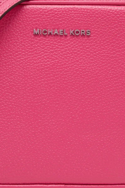 Δερμάτινα ταχυδρομική τσάντα GINNY Michael Kors ροζ