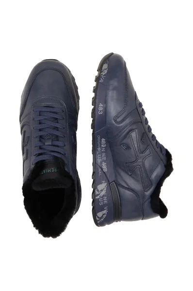 Δερμάτινος sneakers MICK Premiata ναυτικό μπλε