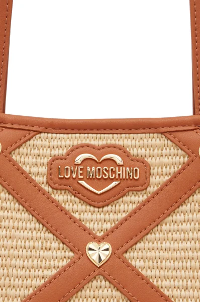 Τσάντα shopper BORSA Love Moschino μαύρο