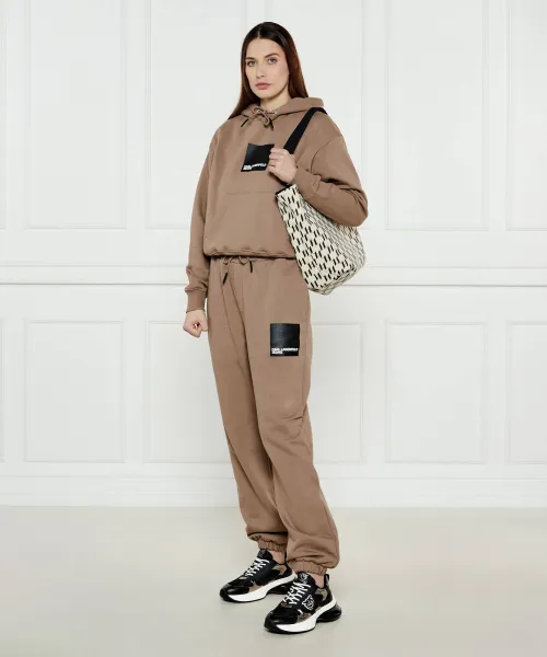 Sneakers ARIEL 15 | με την προσθήκη δέρματος Pinko μαύρο