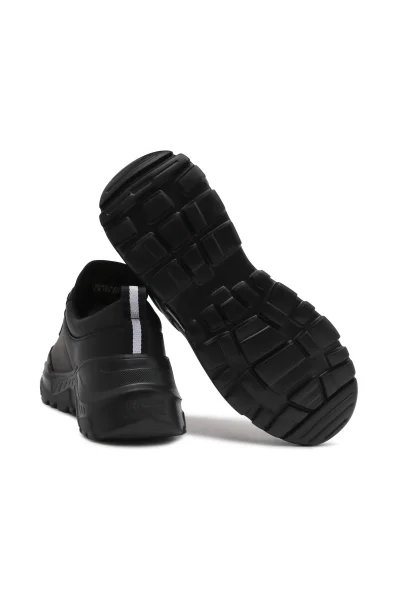 Δερμάτινος sneakers SCARPA Versace Jeans Couture μαύρο