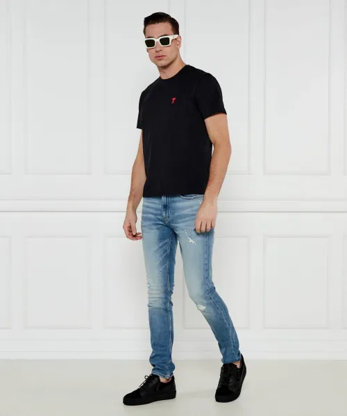 Δερμάτινα sneakers Giuseppe Zanotti μαύρο