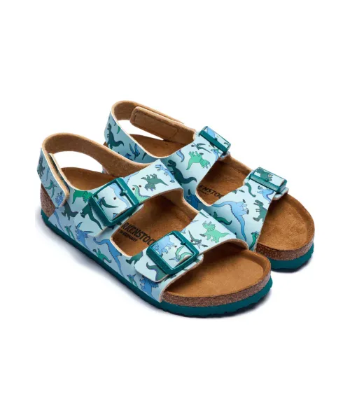 Σανδάλια Milano | με την προσθήκη δέρματος Birkenstock μπλέ