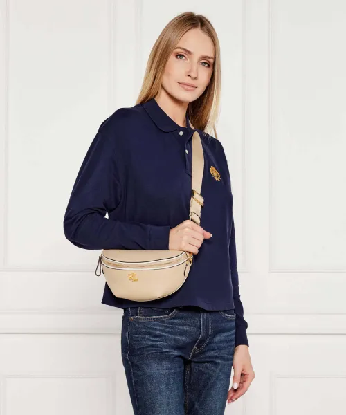 Δερμάτινη τσάντα μέσης MARCY LAUREN RALPH LAUREN | μπεζ 431974467