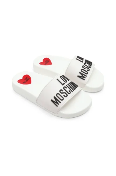 Παντόφλες Love Moschino άσπρο