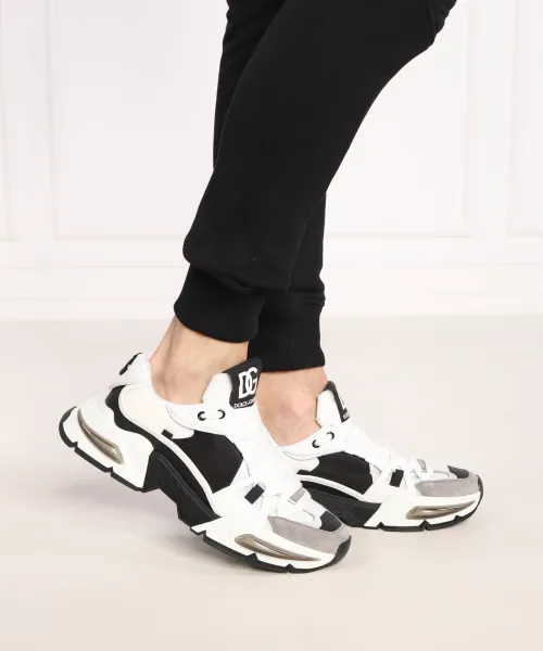 Δερμάτινος sneakers Dolce & Gabbana άσπρο
