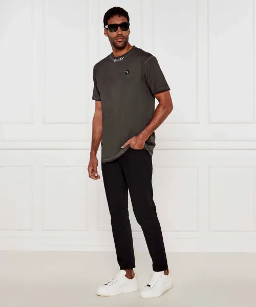 Δερμάτινα sneakers Hexagon Philipp Plein άσπρο