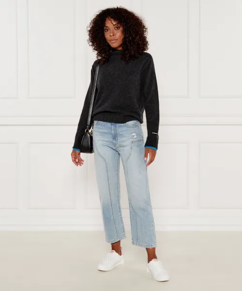 Δερμάτινος sneakers Kate Spade άσπρο