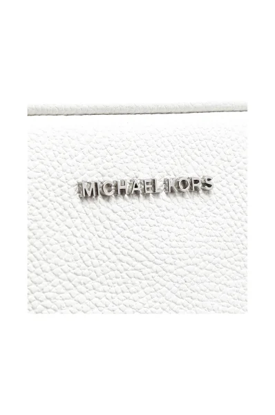Δερμάτινα ταχυδρομική τσάντα GINNY Michael Kors άσπρο