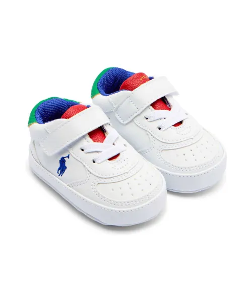 Παιδικά παπουτσάκια POLO RALPH LAUREN άσπρο