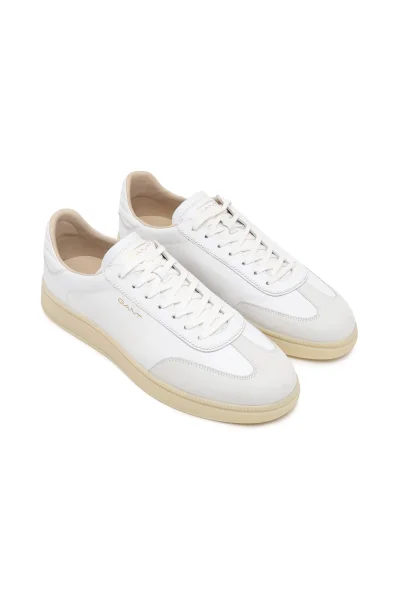 Δερμάτινος sneakers Cuzmo Gant άσπρο