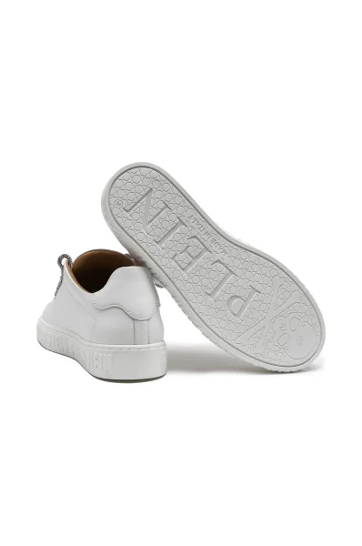 Δερμάτινος sneakers Philipp Plein άσπρο