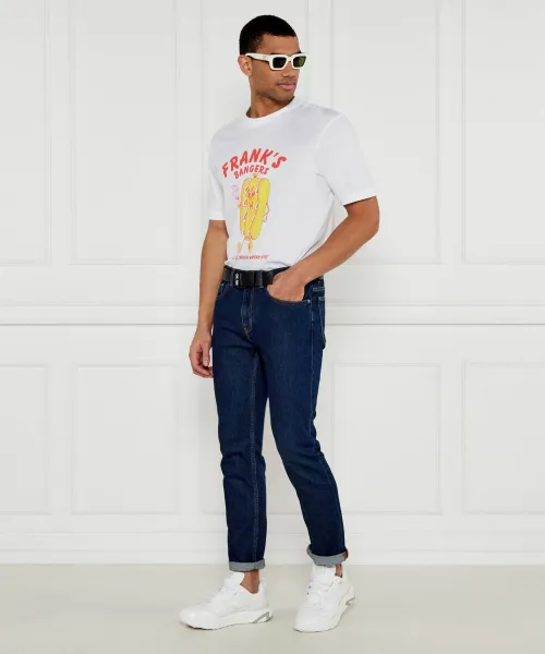 Sneakers BLAZE | με την προσθήκη δέρματος Karl Lagerfeld άσπρο