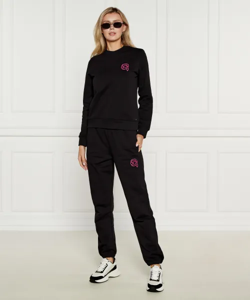 Δερμάτινος sneakers ARIEL Pinko άσπρο