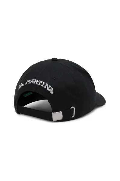 Καπέλο μπείζμπολ La Martina μαύρο