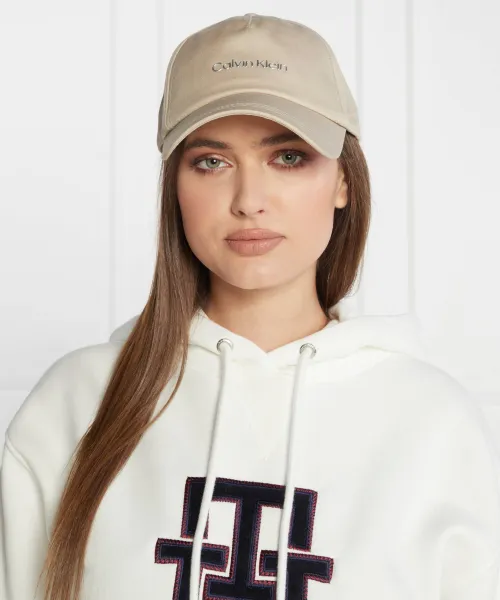 Καπέλο μπείζμπολ CK MUST TPU LOGO CAP Calvin Klein μπεζ