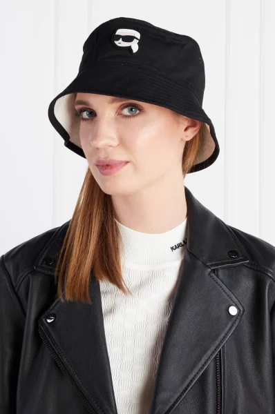 Διμερής καπέλο k/ikonik 2.0 Karl Lagerfeld μαύρο