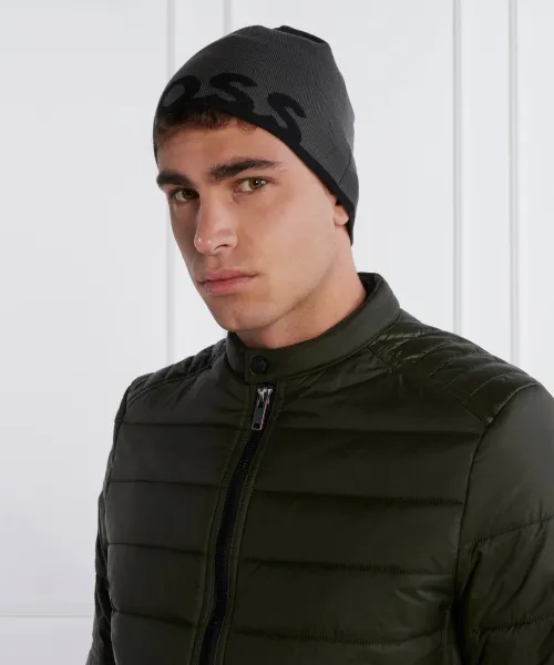Καπέλο Acro_Beanie-X | με την προσθήκη μαλλιού BOSS GREEN γραφίτη