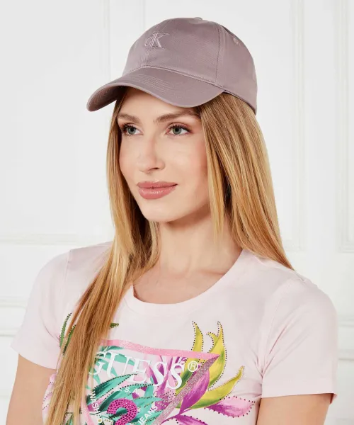 Καπέλο μπείζμπολ Calvin Klein Jeans μωβ